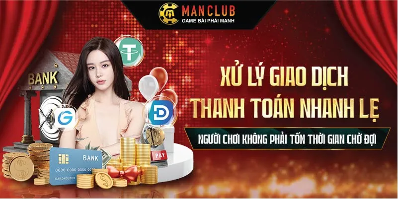 Xử lý giao dịch thanh toán nhanh lẹ, người chơi không phải tốn thời gian chờ đợi