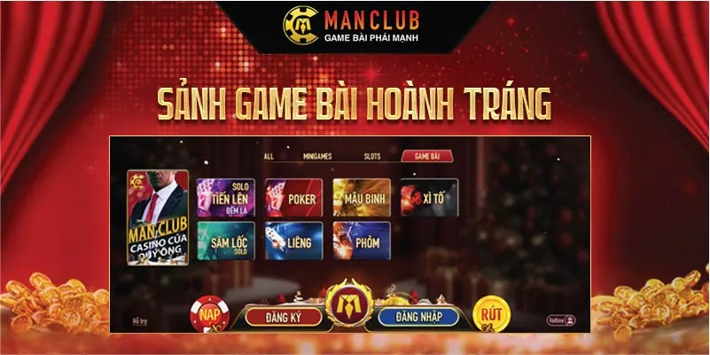 Sảnh game bài hoành tráng